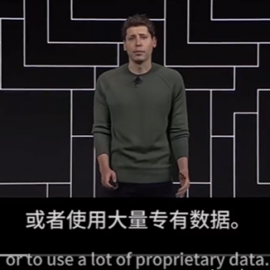 【中英文双语发布】OpenAI开发者大会～视频全程