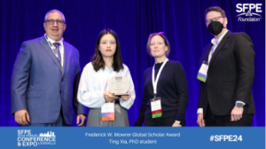 中国科大博士生荣获SFPE Frederick W. Mowrer Global Scholar Award